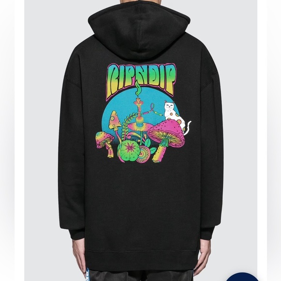 RIPNDIP PSYCHEDELIC PULLOVER HOODIE size M - Picture 3 of 14